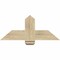 Ekena Millwork Eugene Rough Sawn Timber Gable Bracket, Douglas Fir, 36"W x 15"H x 4"D x 6"F, 10/12 Pitch GBW036X15X0406EUG00RDF - alternate 1